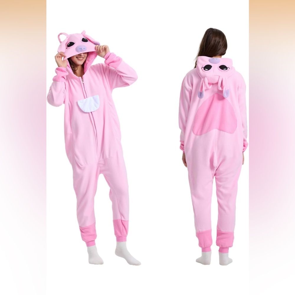 Pink Alien Onesie Pajamas